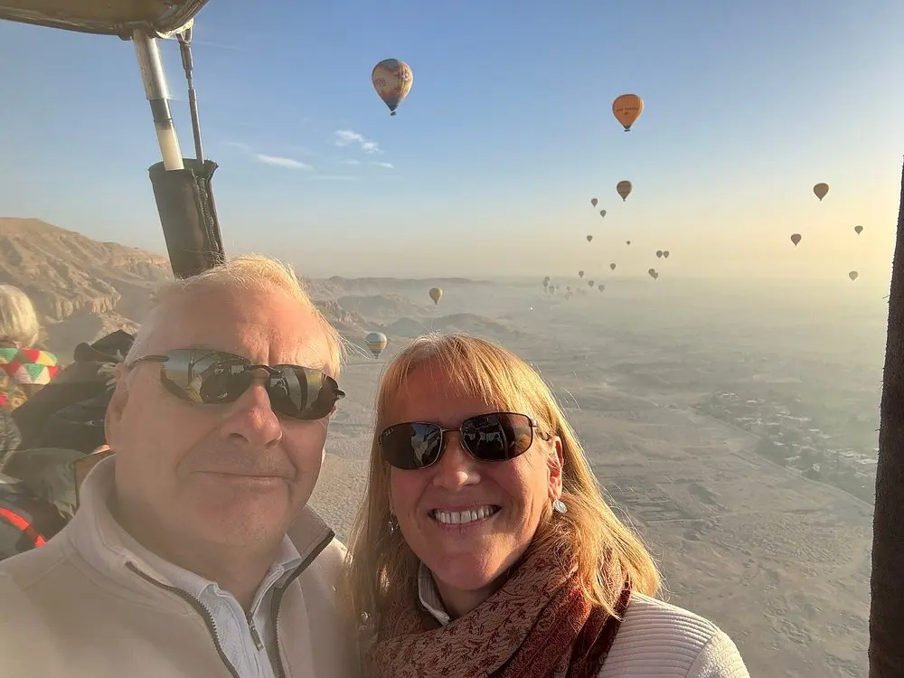Hot Air Balloon Ride in Luxor at Sunrise
