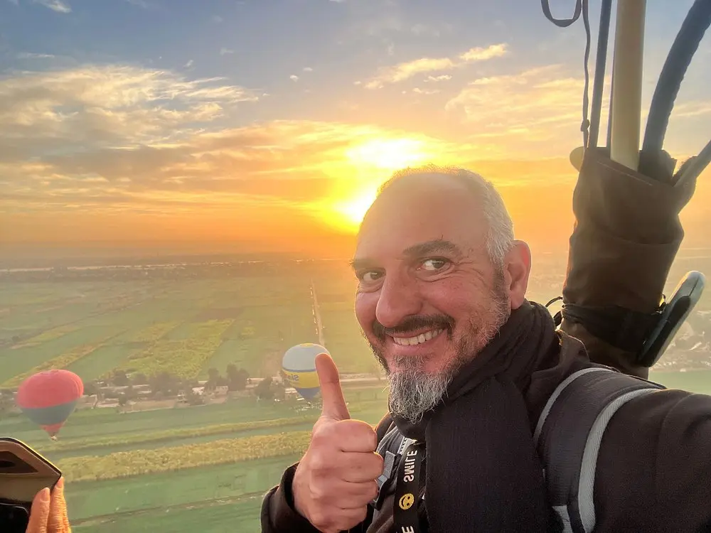 Hot Air Balloon Ride in Luxor at Sunrise