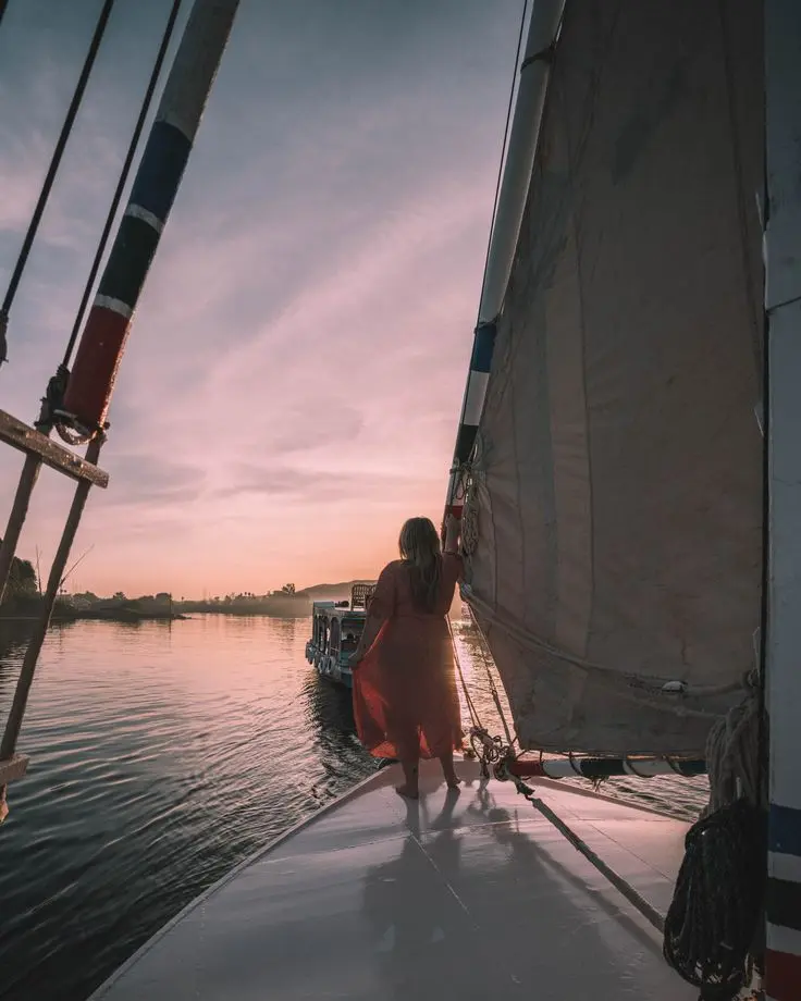 Sunset Felucca Sail on the Nile (Aswan)