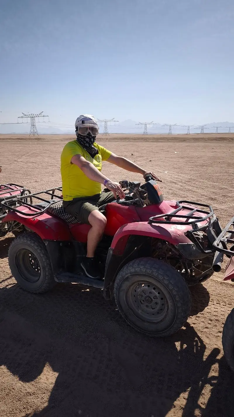 Hurghada: Desert Safari – Quad Bike, ATV, Camel Ride & Bedouin Village